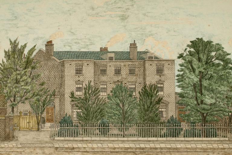Old drawing of how Camberwell House used to look