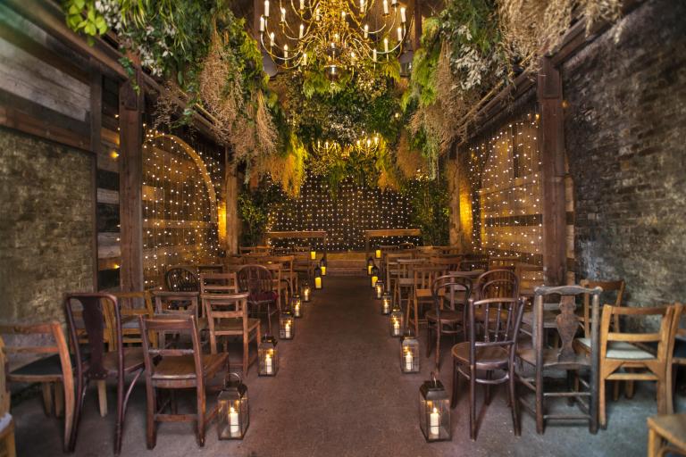 Wedding celebration at the Old Timber Store